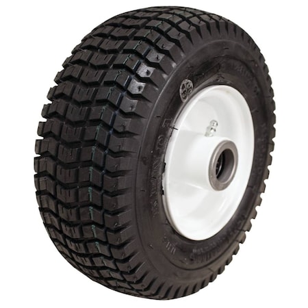 Stens New Wheel Assembly For Wheel Size 9X3.50-4, Tread Turf Rider, Rim Size 4 In., Hub Offset 2 1/4 In. 175-511
